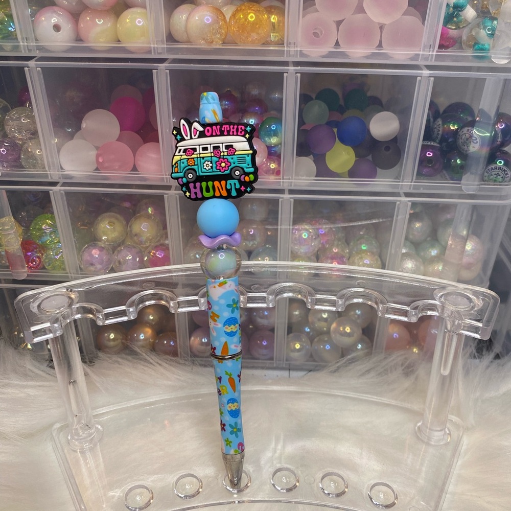 Beaded Pen Easter Design